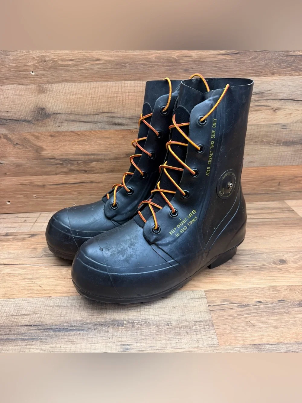 Vintage Bata Boots US 9 Military 1988 Extreme Cold Weather Mickey Mouse Combat